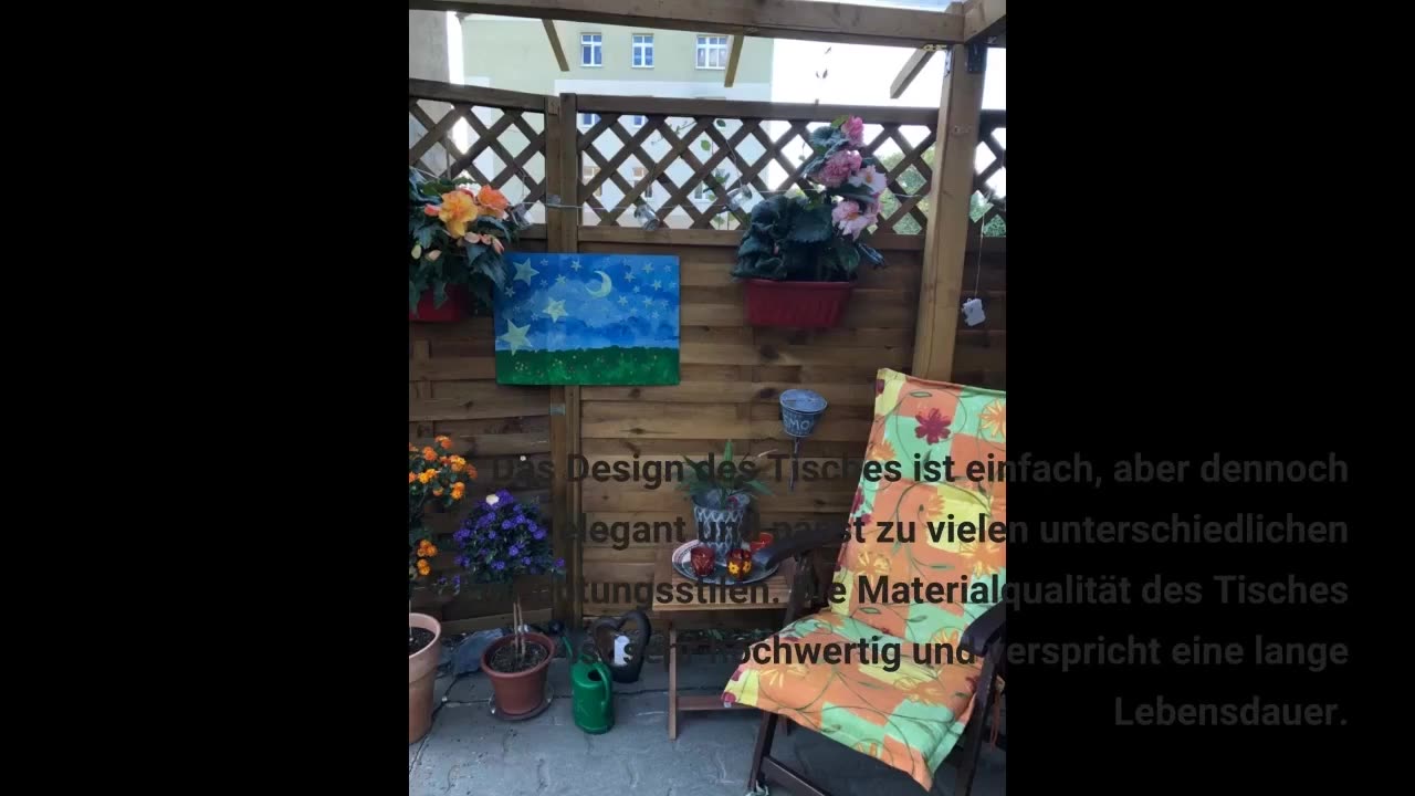 Casaria Beistelltisch Klapptisch Akazie Holz Klappbar Balkontisch Holztisch Gartentisch