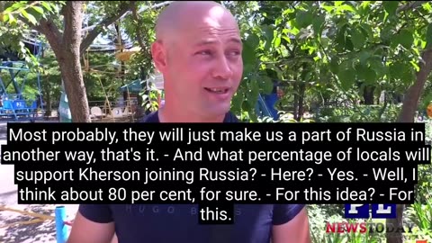 Ukraine war - Kherson under occupation - people opinion 1