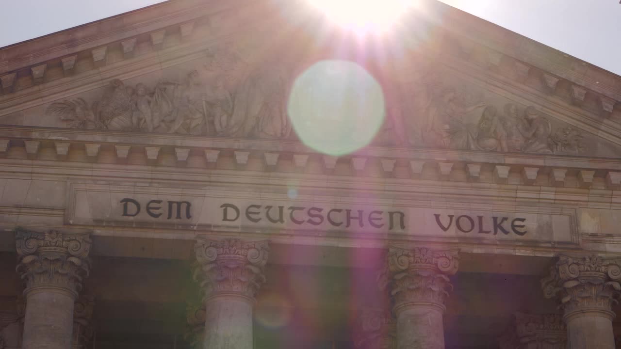 Close Up of Reichstag Building Germany