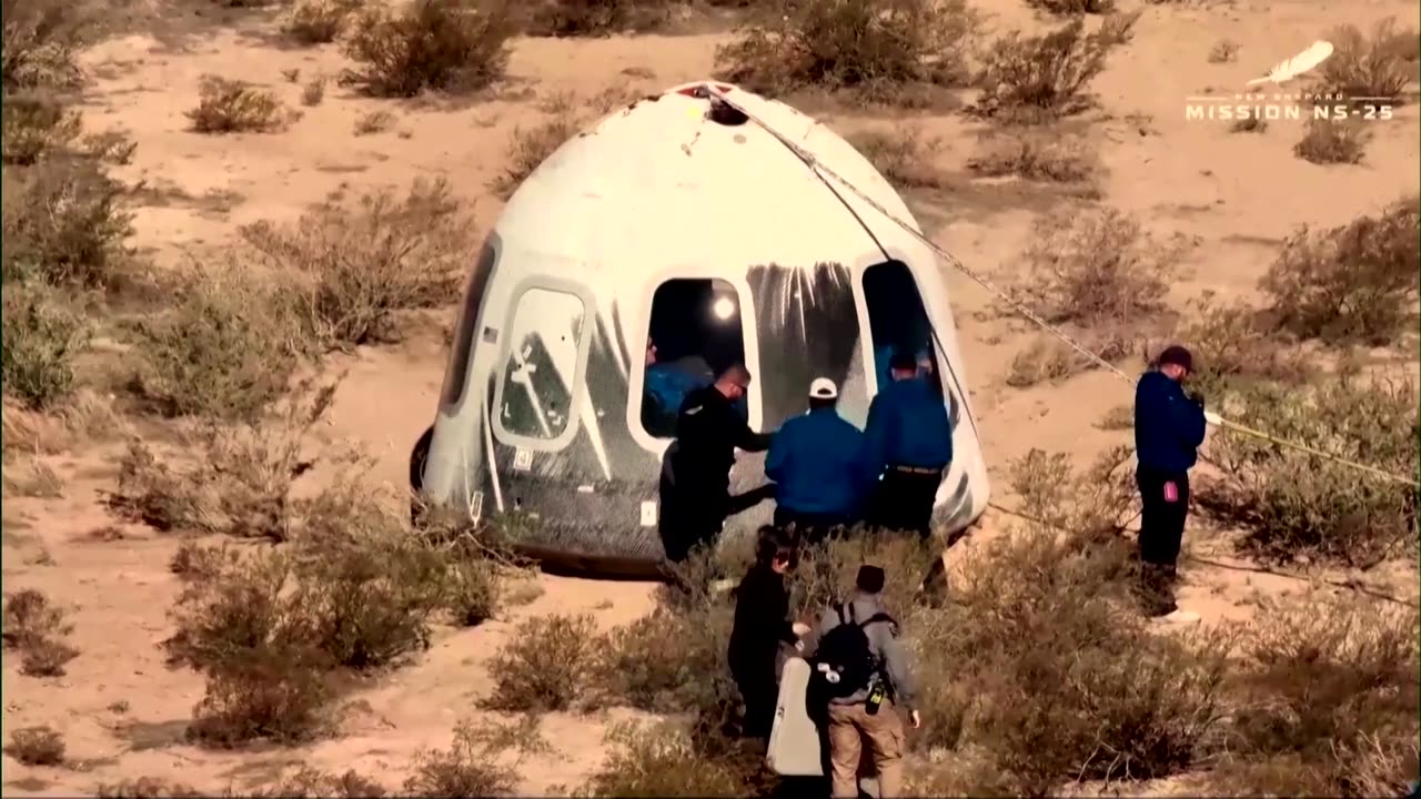 Blue Origin launches first crew to space since 2022 grounding