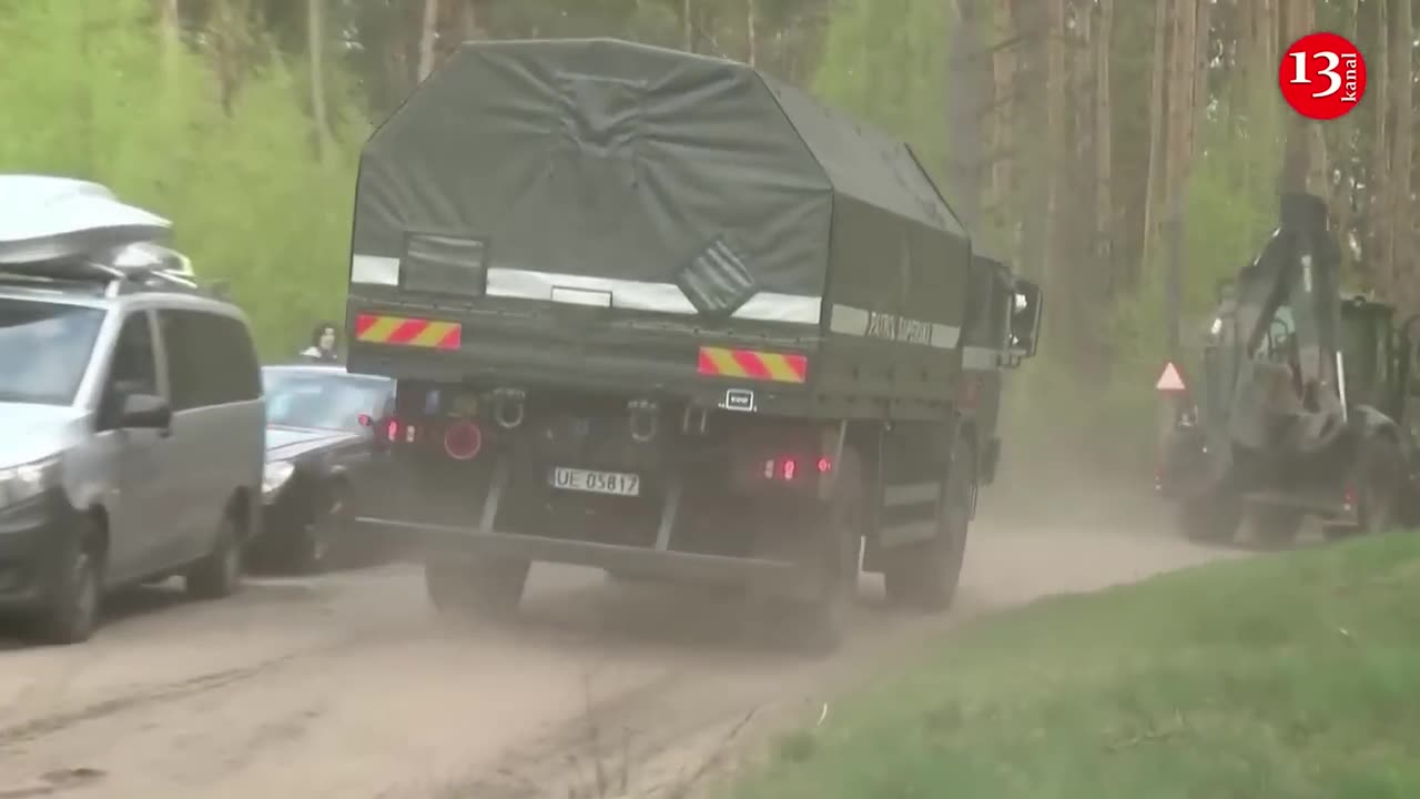 The military object found in a Polish forest was a Russian CH-55 missile