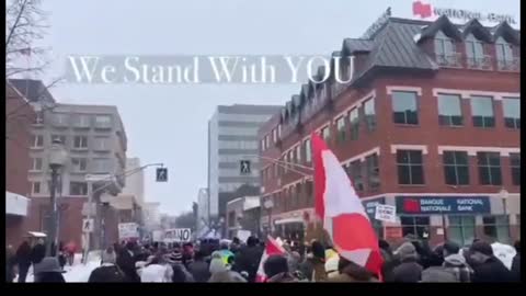 Truckers Protest Canada - Moncton Jan 26th 2022