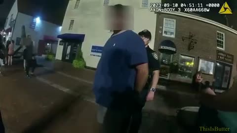Bodycam, cellphone video shows officer punch woman in jaw after she appears to kick him in groin