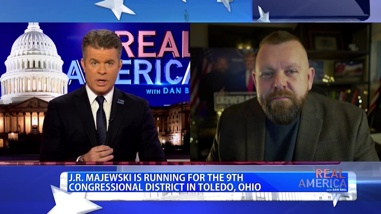 REAL AMERICA -- Dan Ball W/ J.R. Majewski, *Candidate Spotlight,* 2/15/24
