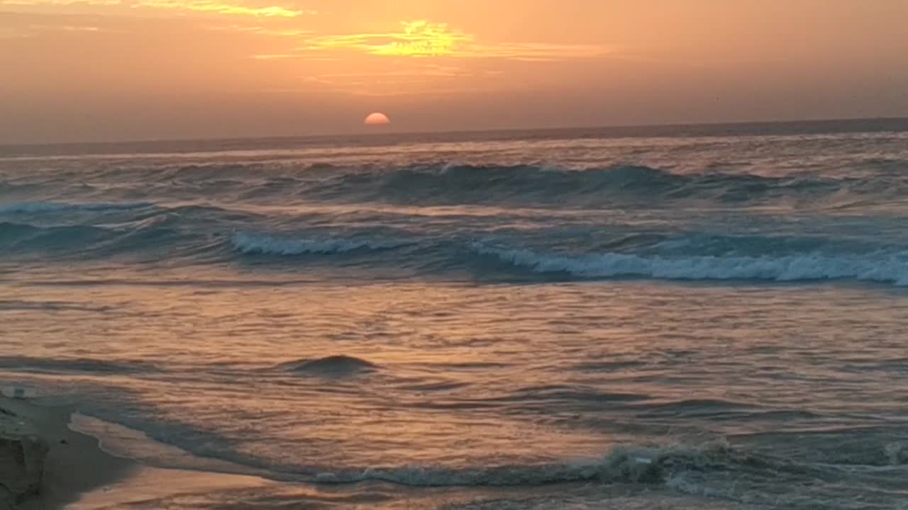 A beautiful moment of sunset