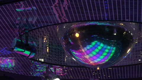 disco ceiling mirror ball 1