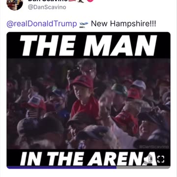 Scavino Post - The Man In The Arena