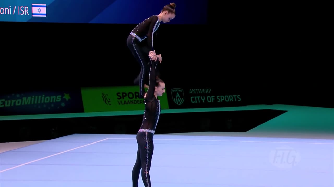 2018 Acrobatic Worlds – Israel, Women’s Pair Qualifications