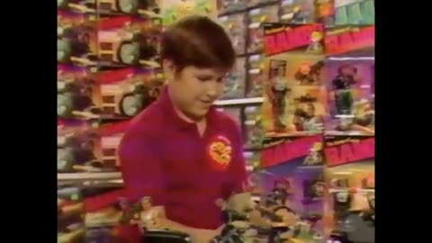 1986 Retro Commercial: Complete line of ‘Rambo’ action figures at Wal-Mart
