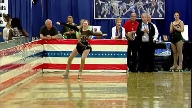 2013 Artistic Roller Skating National Champ freeskating (Courtney Kennedy)_Cut