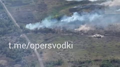 FPV Drone Operators Stop a Ukrainian Bradley Attempting to Counterattack