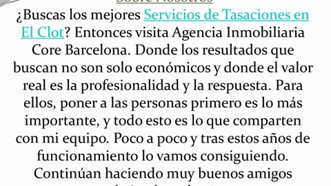 Consigue los mejores Servicios de Tasaciones en El Clot