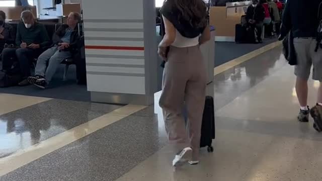 Walking to make sure my gate exists before