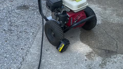 Honda pressure washer problem