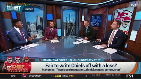 FIRST THINGS FIRST Nick Wright reacts Mahomes Gives Take On Frustration With KC Chiefs’ Offense