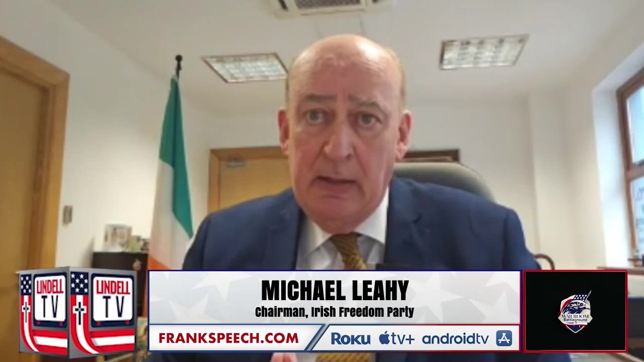 Michael Leahy Discusses His Run For European Parliament; Ireland's Progressive Leftism