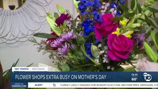 Point Loma flower shop selling grab & go bouquets for Mother's Day