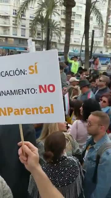 Miles de personas con el Pin Parental: "Nuestros hijos son nuestros", no del Gobierno (2)