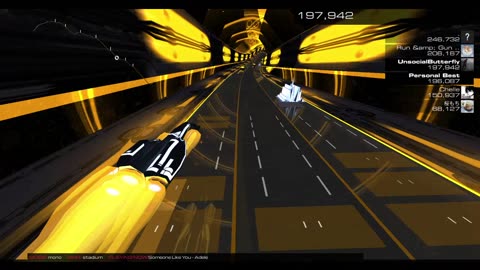 Audiosurf 2 "Someone Like You", by Adele