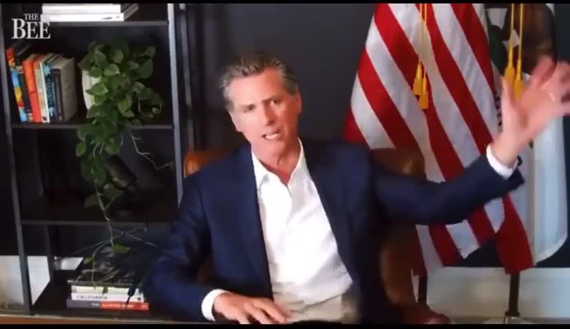 Angry and Obscene! Failing Governor Newsom Violently Assaults Media for "B******* About This State!"