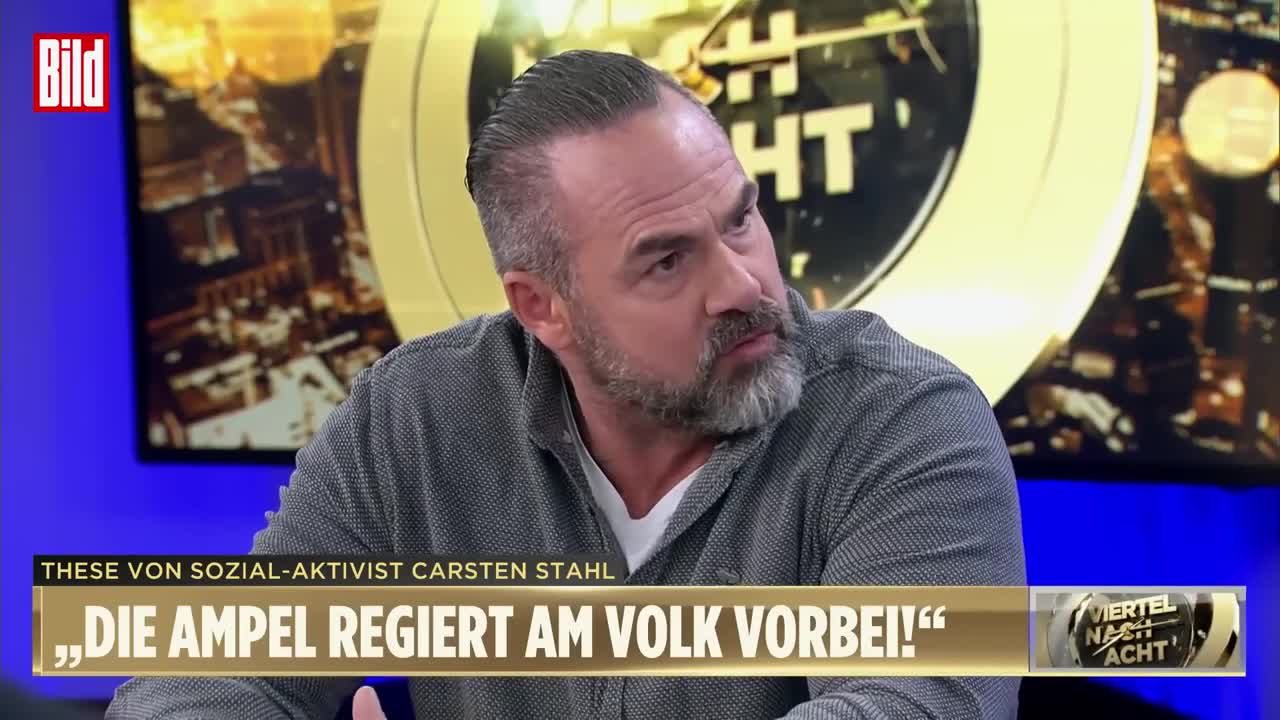 Carsten Stahl bei @BILD - "Ich hab die Schnauze voll von dieser Politik"!