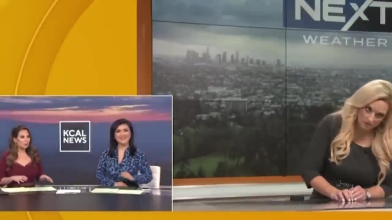 CBS Kcal News, Meteorologist Faints On Live TV