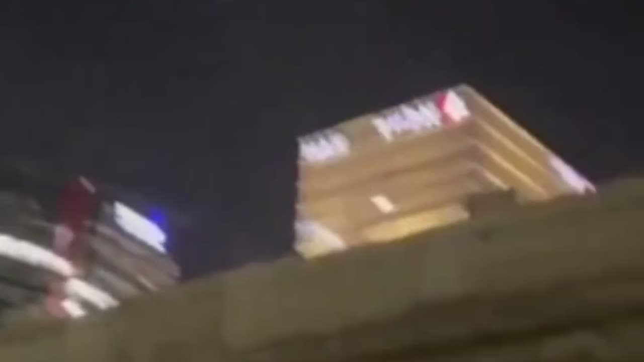 #Iran has attacked #Israel. Clips of the attack as The Iron Dome repels incoming fire.