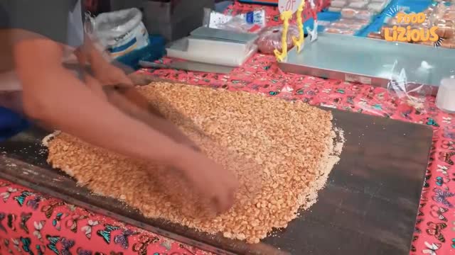 Thai Peanut Candy Terlalris di Thailand | Thai Street Food