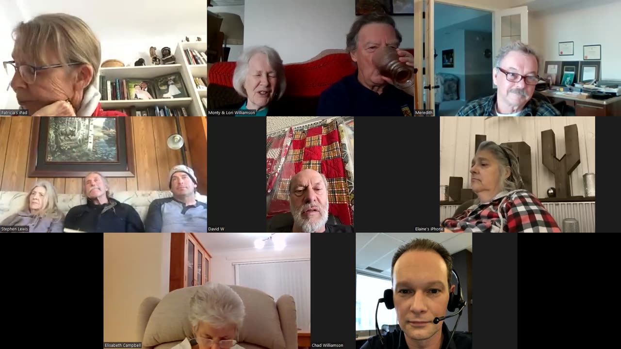 Zoom Prayer and Share Meeting Feb 21/2024