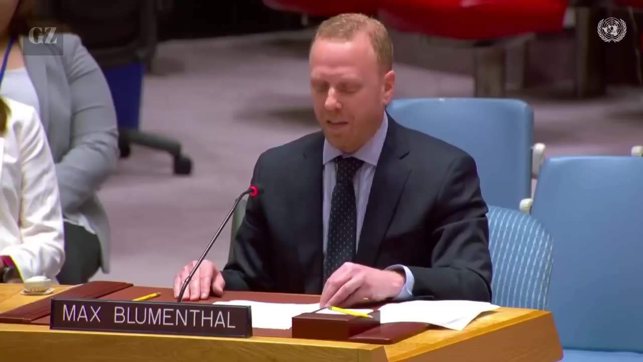 The Grayzone's Max Blumenthal Addresses UN Security Council On Ukraine Aid