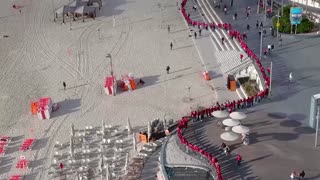 Israeli women form red line to protest judicial reform