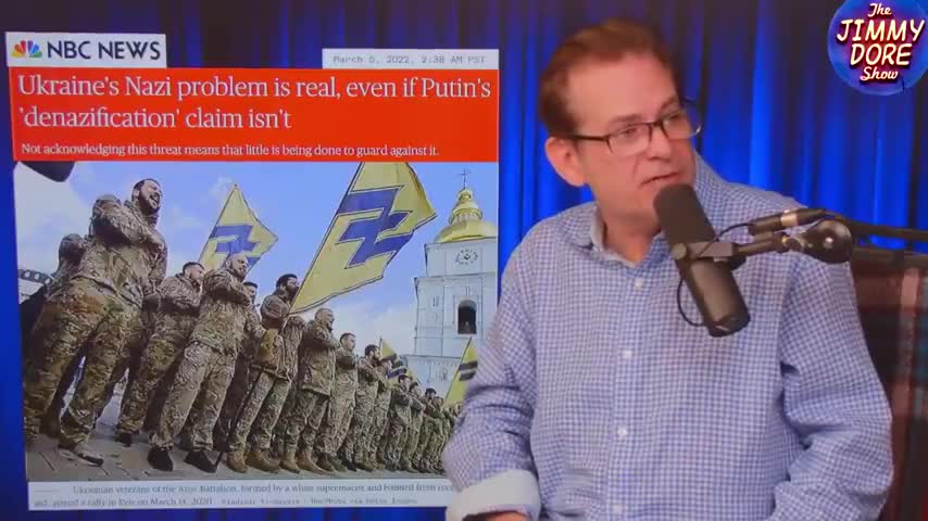 Media Whitewashes Ukraine Nazis! 3-22-22 The Jimmy Dore Show