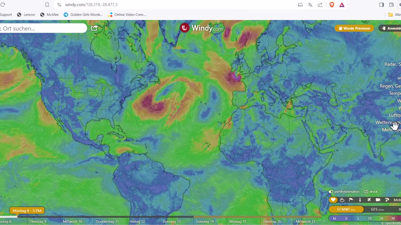 Sulfur Dioxide on Windy.com