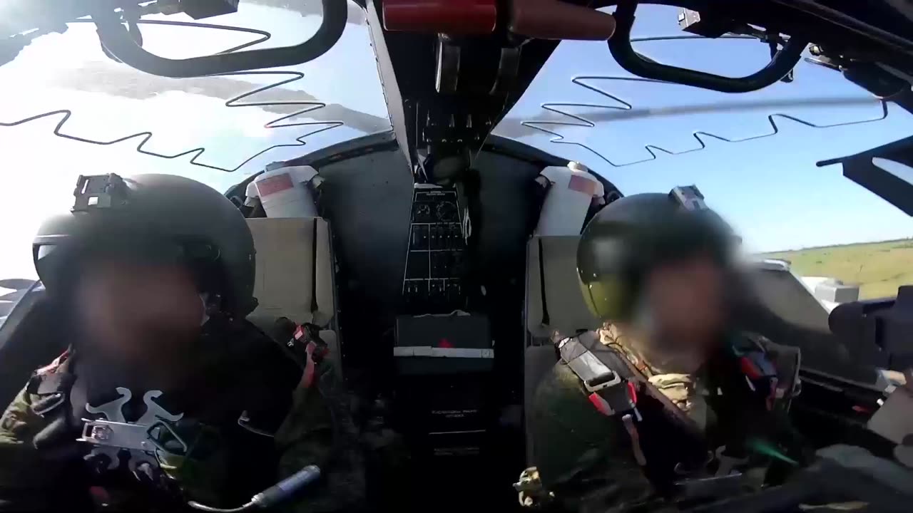 Ka-52 destroys Ukrainian's hardware in Krasny Liman direction