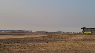 Boeing 777X takeoff from Spokane Intl Airport