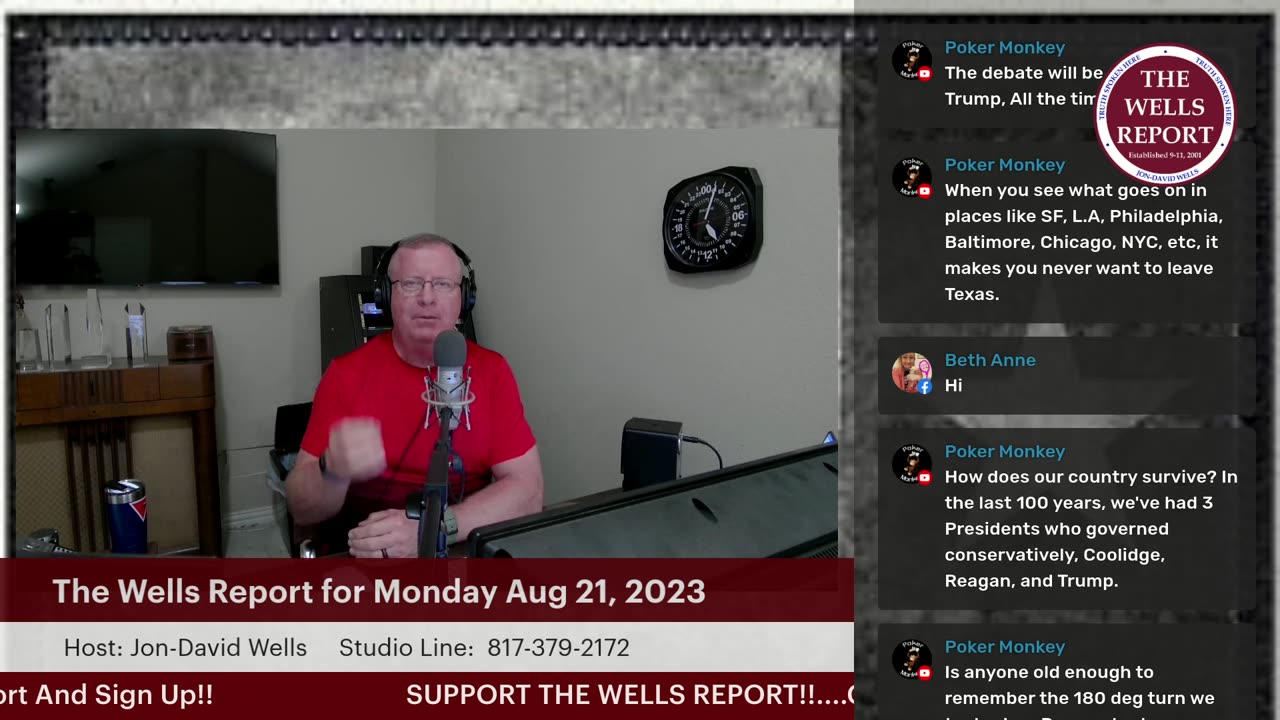 The Wells Report Monday, August 21, 2023