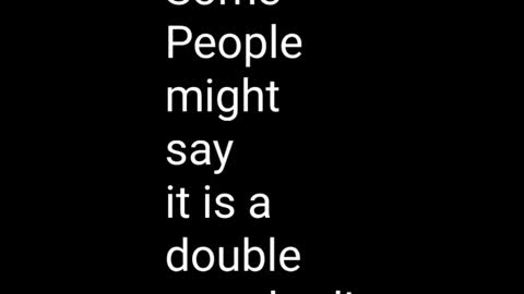Double Standard?