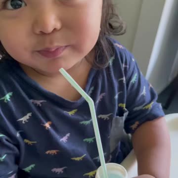 Kids learning his native language