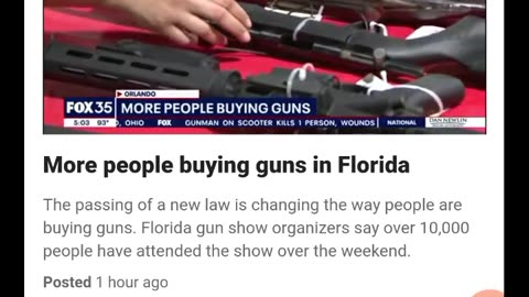 More people buying guns in Florida !! 🤷🏽