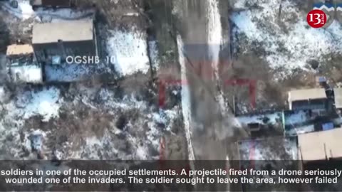 Viral Drone "hunts" Russians who go for a walk