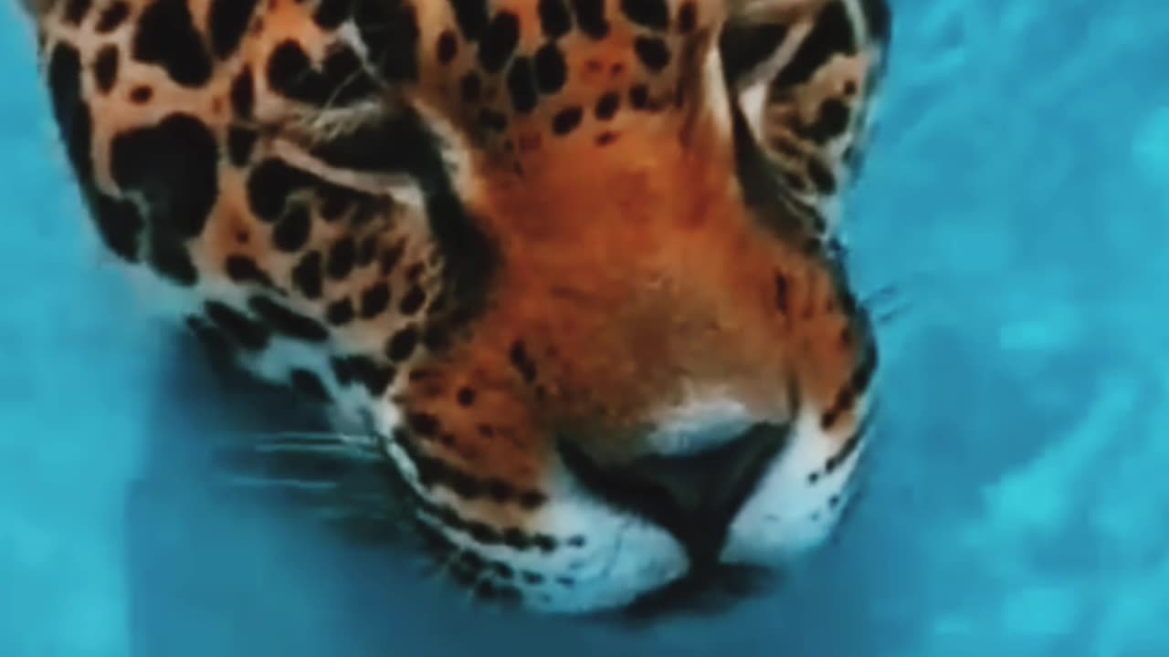 Tiger swimming pool #minivlog #viral #video