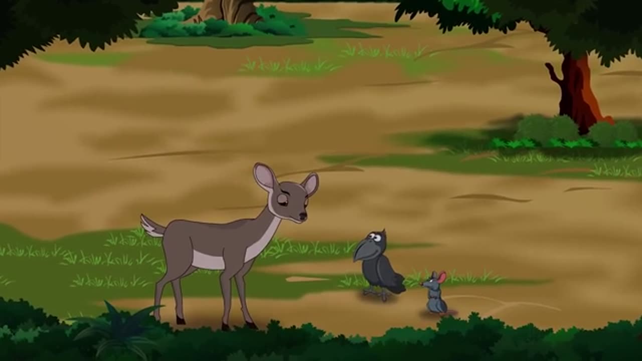 Rour friends /English cartoon/panchatantra Moral stories for kids / Maha cartoon TV English