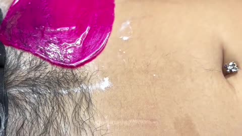 Bikini Wax Tutorial with Sexy Smooth Tickled Pink Hard Wax | waxfairyyy