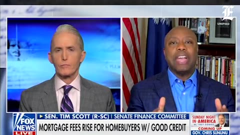 "Socialist utopia": Tim Scott criticizes Biden for penalizing individuals with good credit.