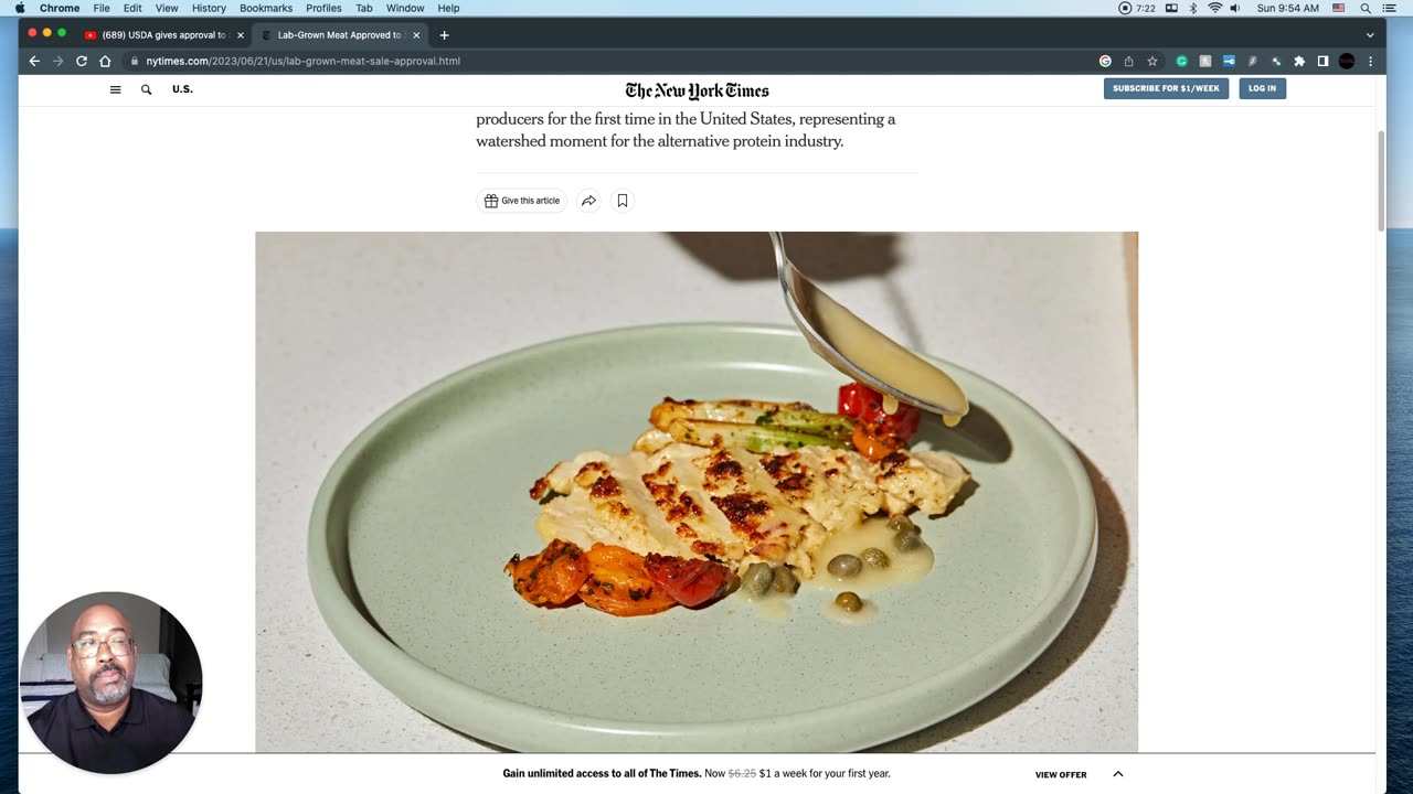 USDA gives approval to lab-grown chicken