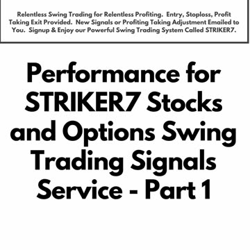 Fortunes with STRIKER7 Stock and Options Swing Trading Signals - Cheap Options -