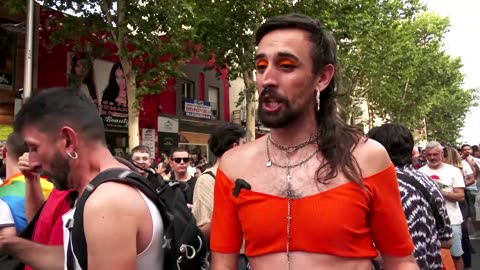 Madrid's Critical Pride rally pushes back at far-right