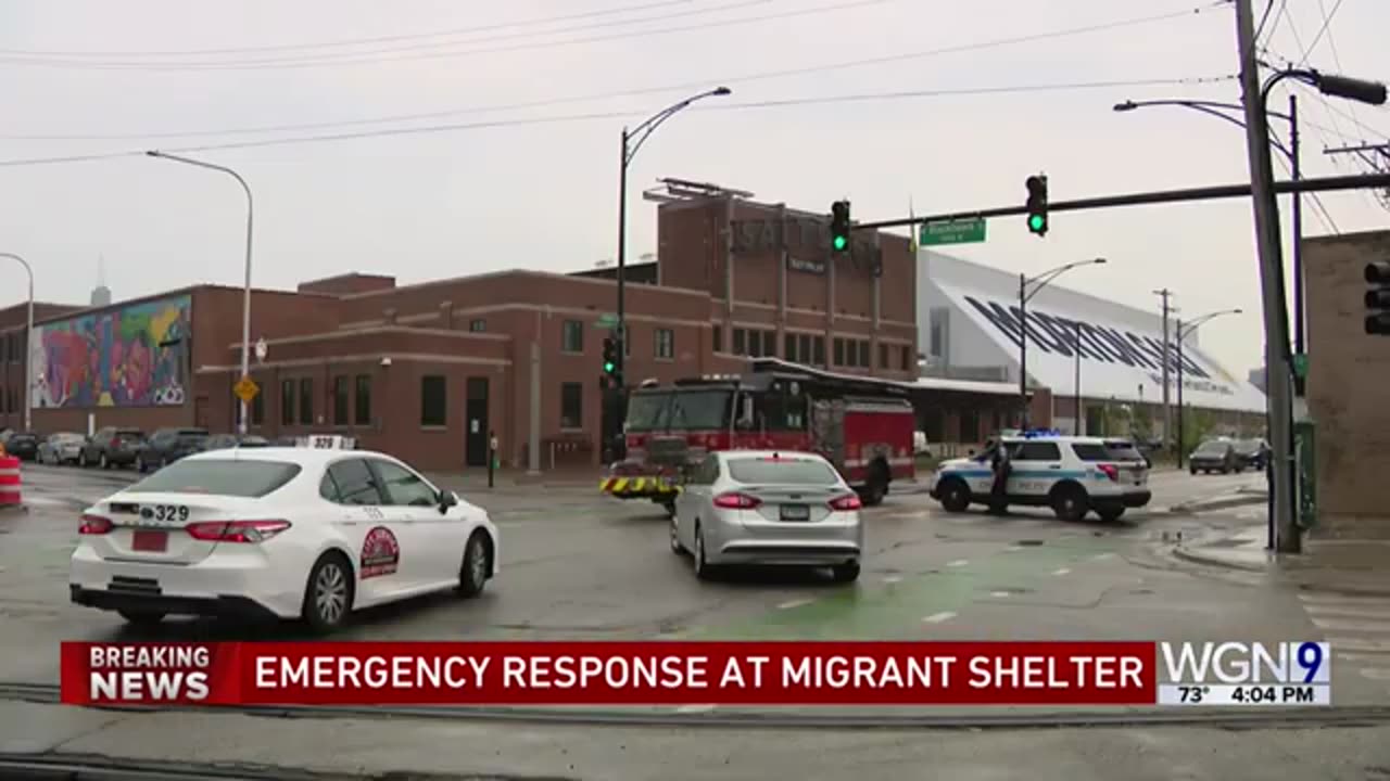 12 hospitalized after falling ill at West Town migrant shelter