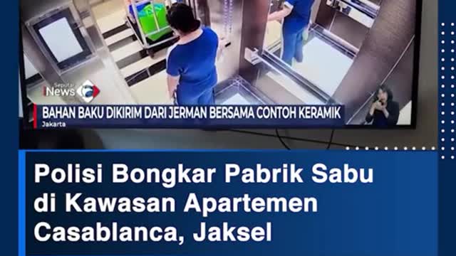 Police are unloading the industrial Sabudi ApartemenCasablanca, Jaksel