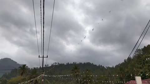 Thick Clouds Sign Of Heavy Rain